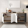 Hanah Home Neva 4002 en roble, blanco y antracita